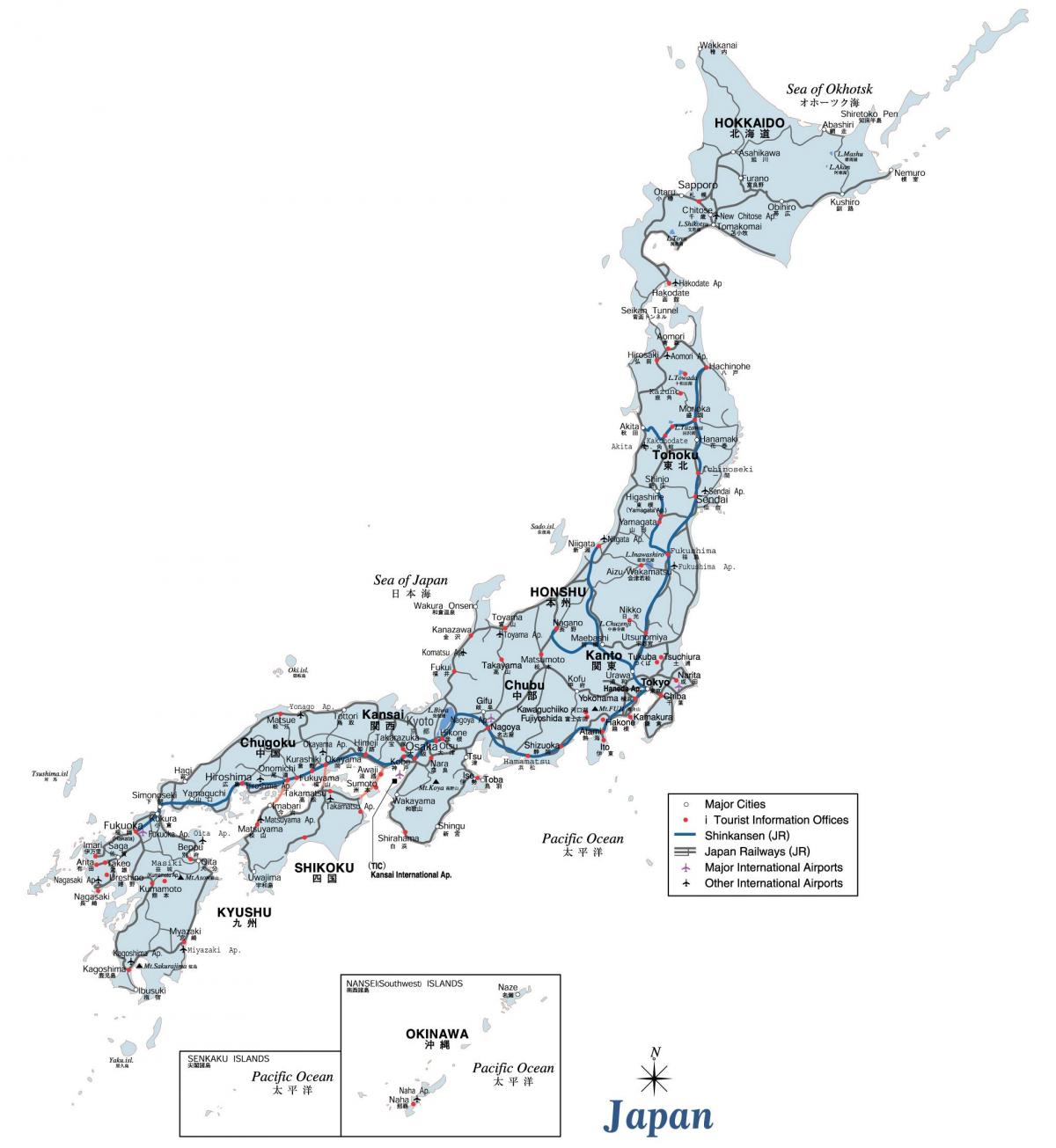 Mapa drogowa Japonii